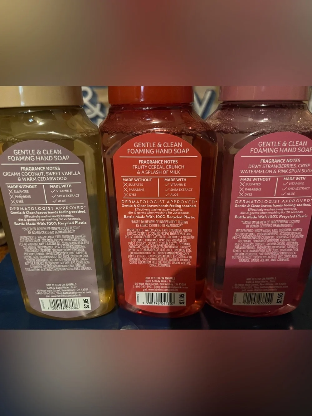 BATH AND BODY EORKS FALL Foaming Hand Soap bundle x6